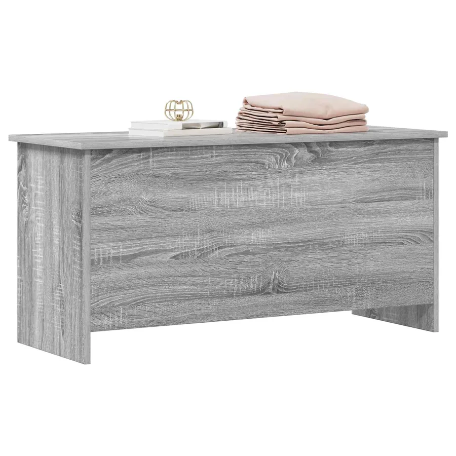 Coffre de rangement avec stockage Sonoma gris 100 x 40 x 50 cm - 3