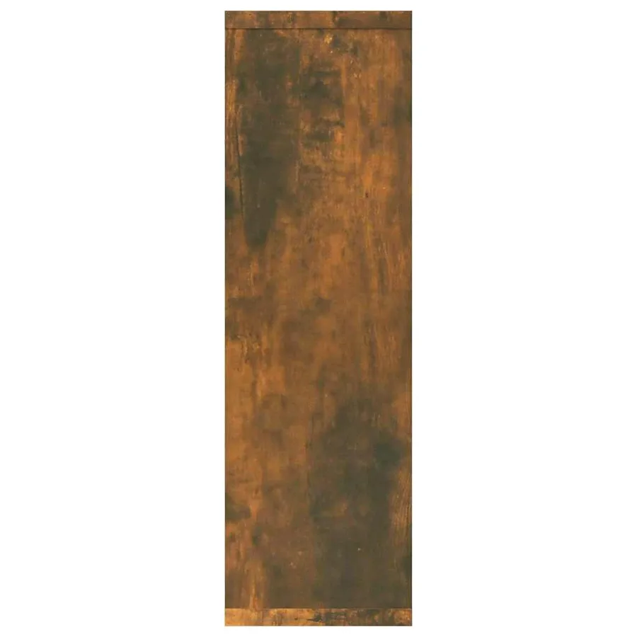 Étagère murale Chêne fumé 85x16x52,5 cm Bois d'ingénierie - 6