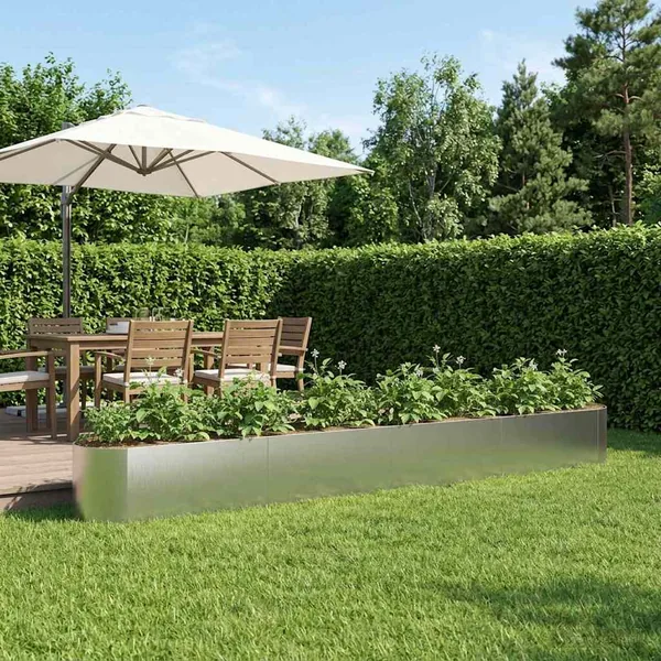 Jardin surélevé Acier inoxydable 360 x 40 x 40 cm