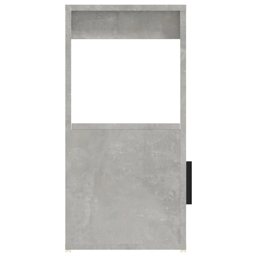Buffet Gris béton 80x30x60 cm Bois d'ingénierie - 8