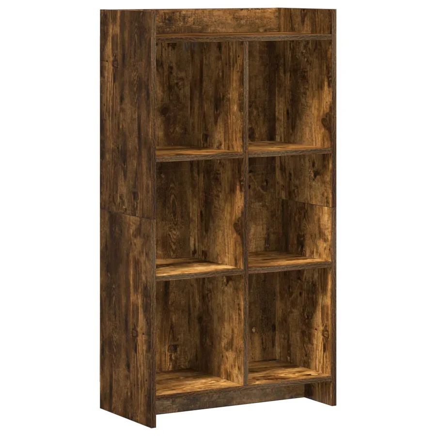 Bibliothèque Chêne fumé 59 x 30 x 111 cm Bois d'ingénierie - 2