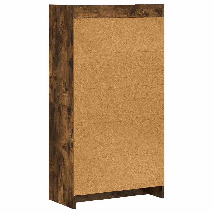 Bibliothèque Chêne fumé 59 x 30 x 111 cm Bois d'ingénierie - 6