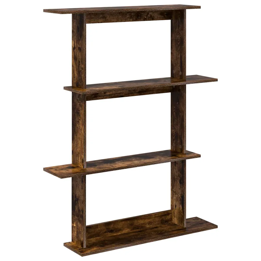 Étagère Murale Chêne fumé 100 x 20 x 126 cm Bois d'ingénierie