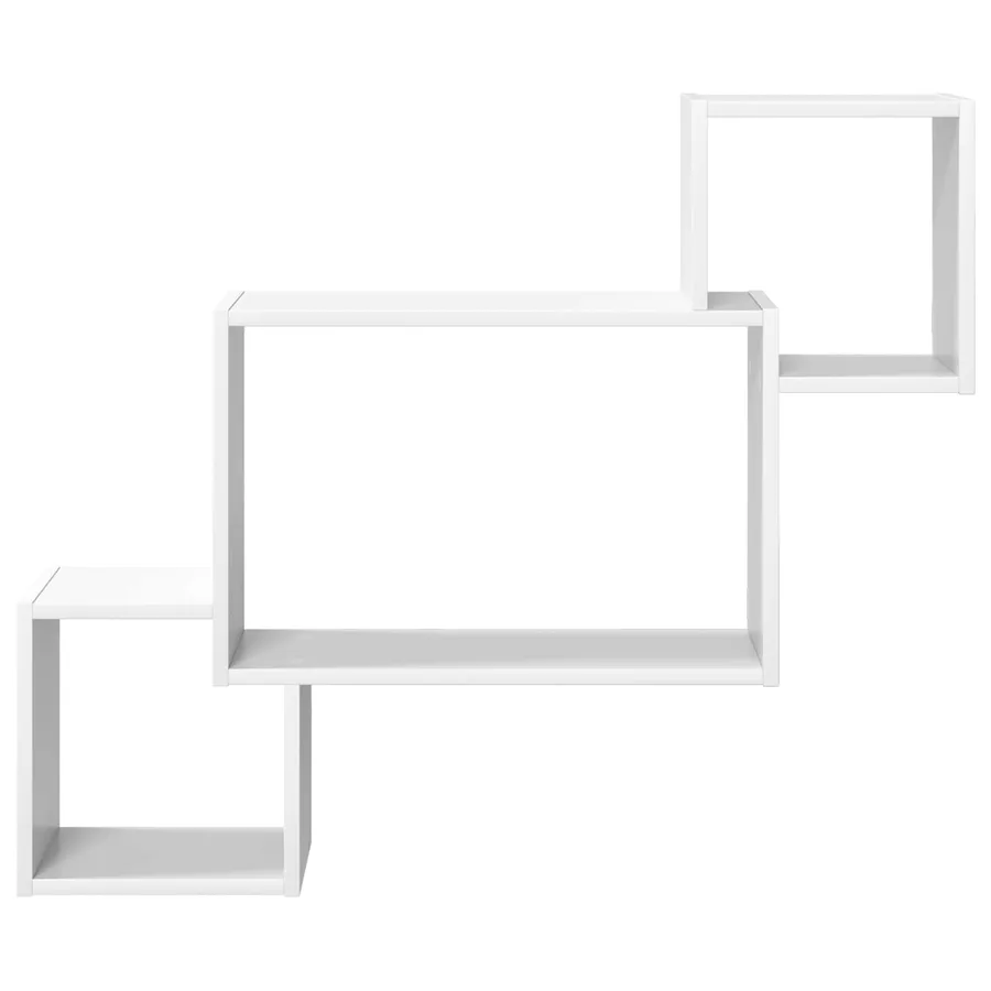 Étagère Murale Montage mural Blanc 91,5 x 15 x 76 cm - 3