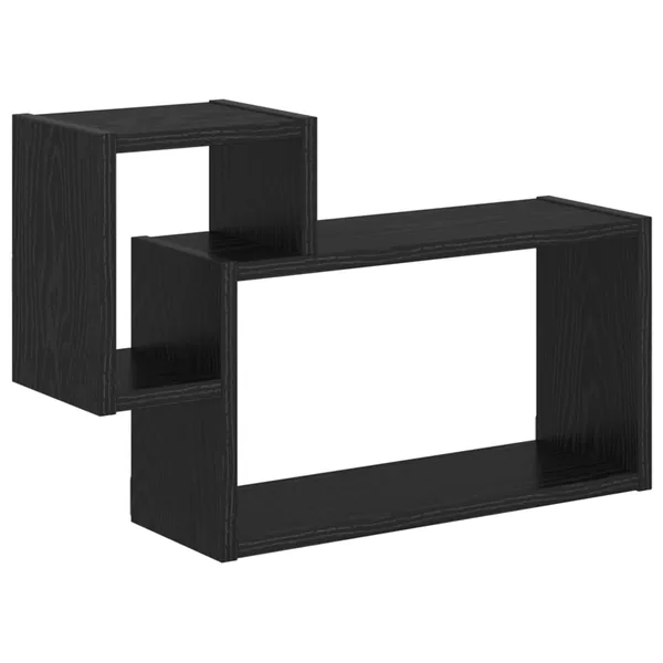 Étagère Murale Montage mural Chêne noir 55 x 15 x 35 cm