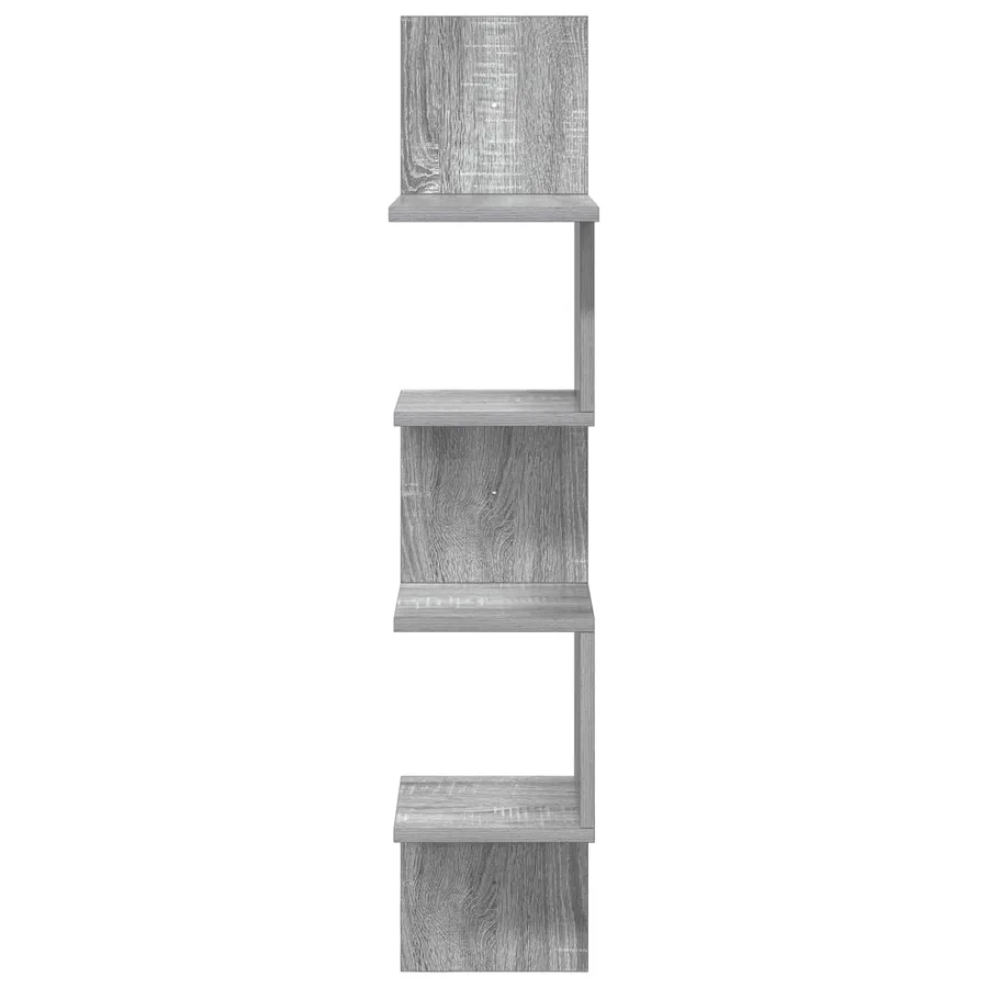 Étagère Murale Montage mural Sonoma gris 32 x 21 x107 cm - 3