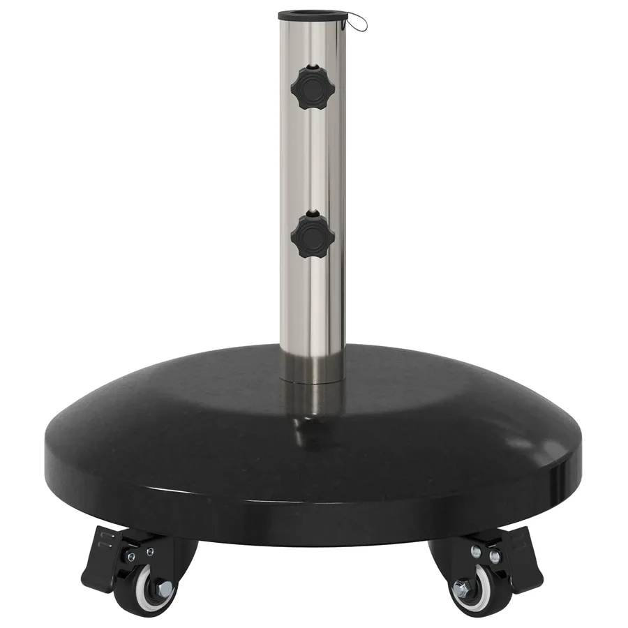 Socle en granit avec roulettes pour poteau de 40-50 mm 29 kg - 4