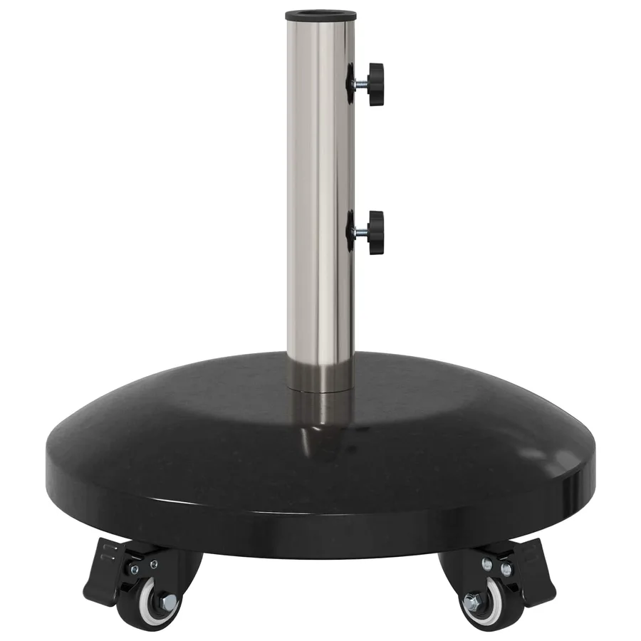 Socle en granit avec roulettes pour poteau de 40-50 mm 29 kg - 5