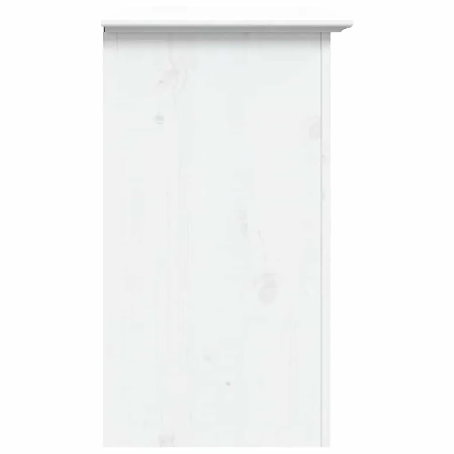 Table de chevet BODO blanc 53x38,5x67 cm bois de pin massif - 5
