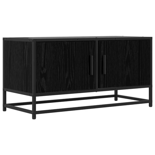 Meuble TV 80 x 34,5 x 40 cm Chêne noir Bois d'ingénierie
