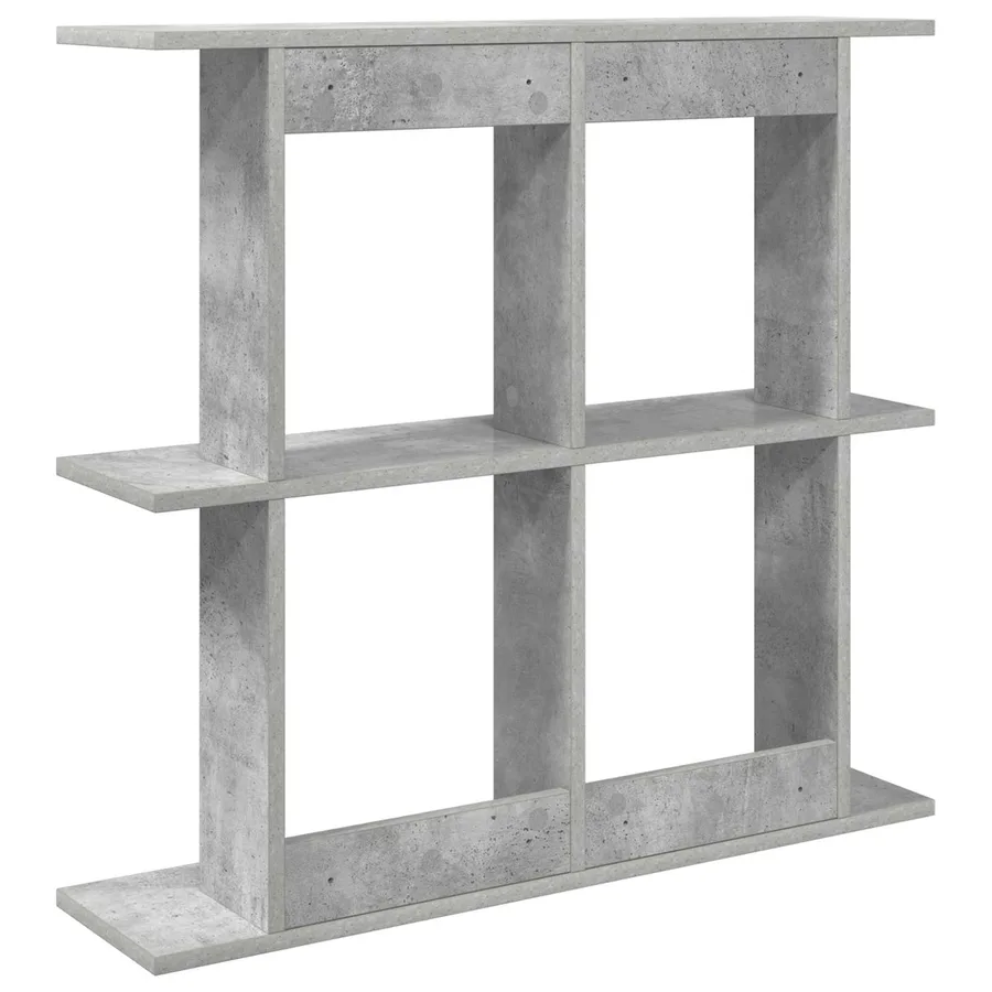 Étagère Murale Montage mural Gris béton 100 x 20 x 75 cm - 5