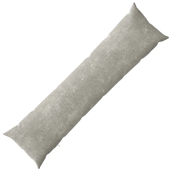 Housse de coussin HEERLEN Gris clair 40 x 145 cm Tissu Chenille