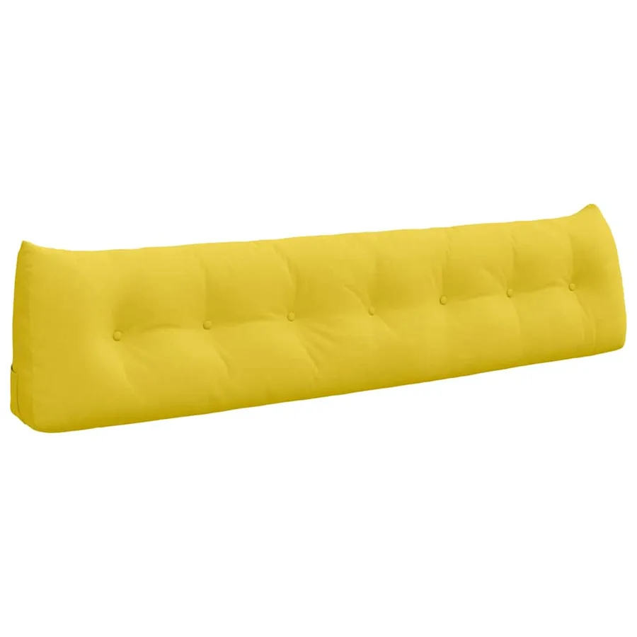 Coussin de Dos Jaune clair 200 x 24 x 50 cm tissu - 2