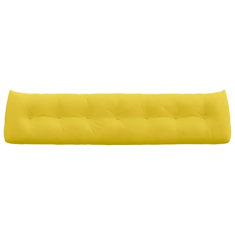 Coussin de Dos Jaune clair 200 x 24 x 50 cm tissu - 6