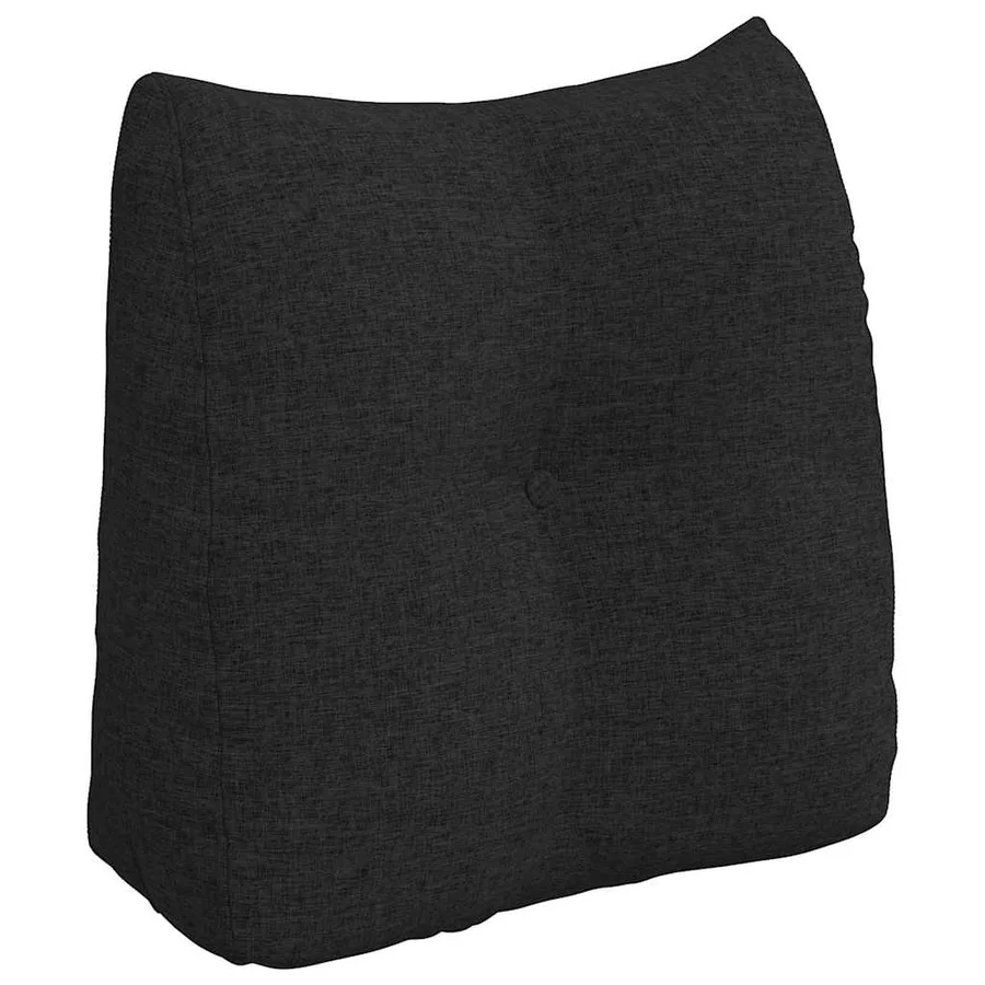 Coussin de Dos Noir 45 x 24 x 50 cm tissu - 2