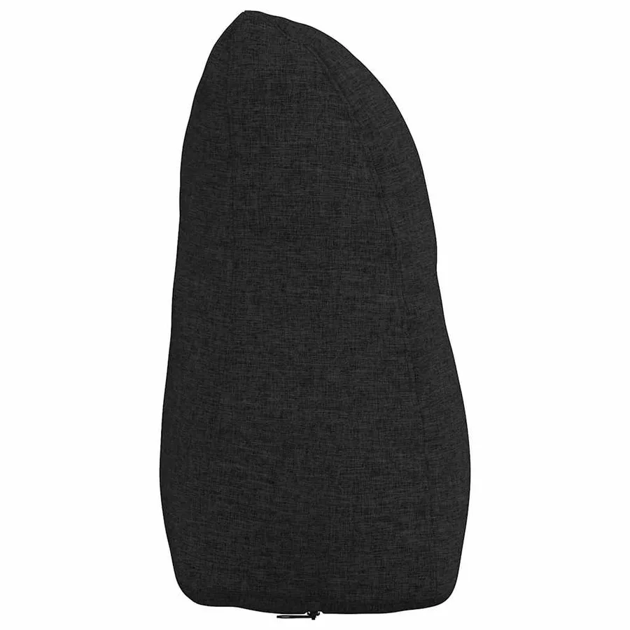 Coussin de Dos Noir 45 x 24 x 50 cm tissu - 7
