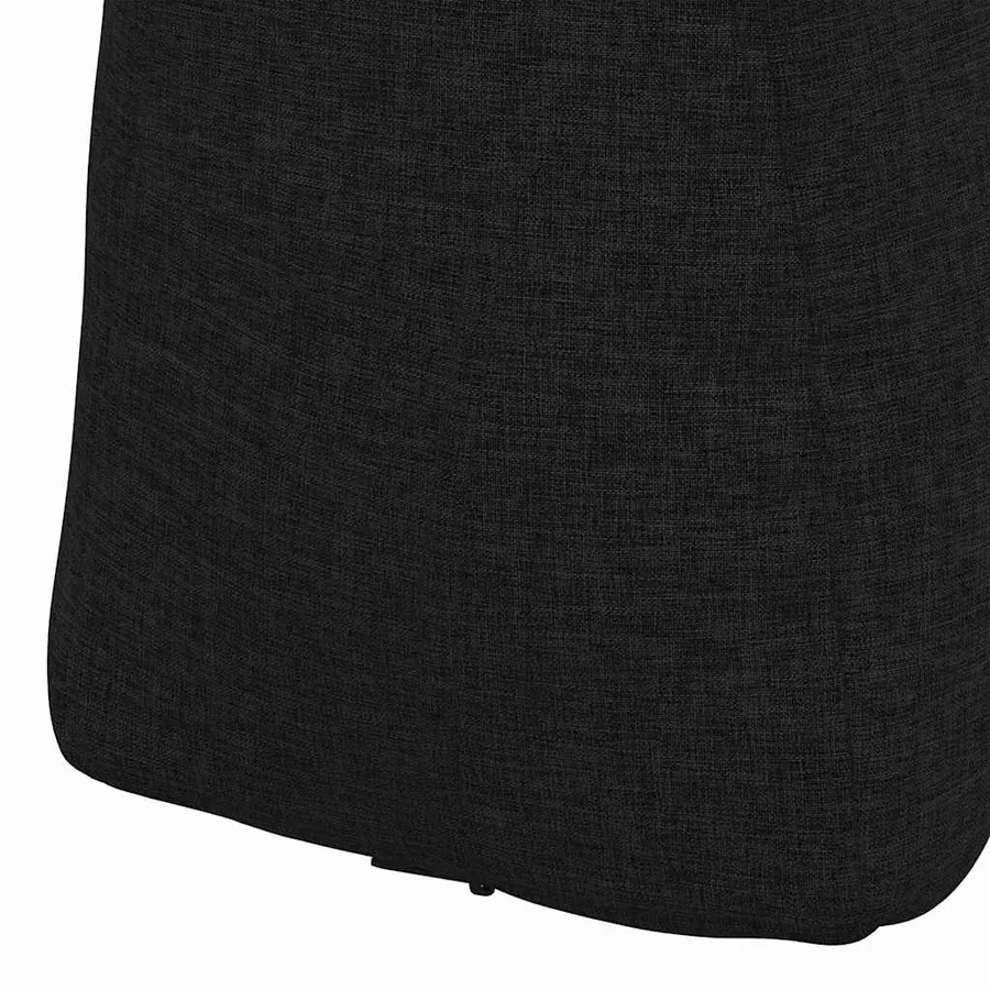 Coussin de Dos Noir 45 x 24 x 50 cm tissu - 9