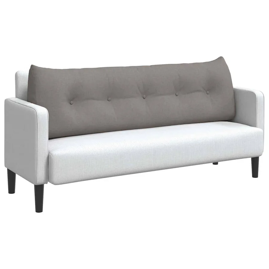 Coussin de Dos Taupe 160 x 24 x 50 cm tissu - 3