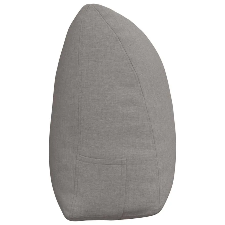 Coussin de Dos Taupe 160 x 24 x 50 cm tissu - 7