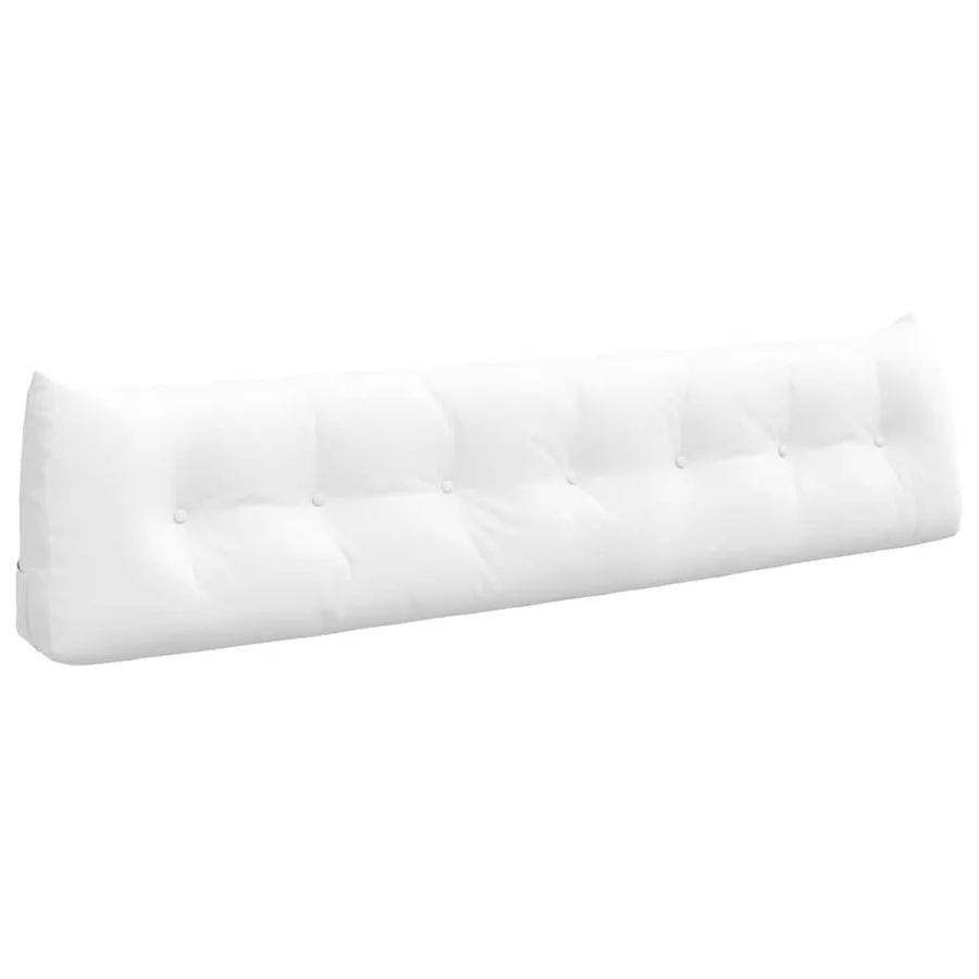 Coussin de Dos Blanc 200 x 24 x 50 cm tissu - 2