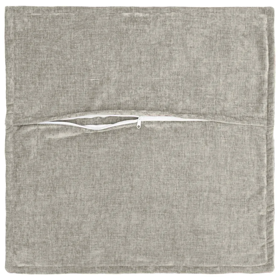Housse de coussin 2 pcs HOUTEN Gris clair 50 x 50 cm - 3