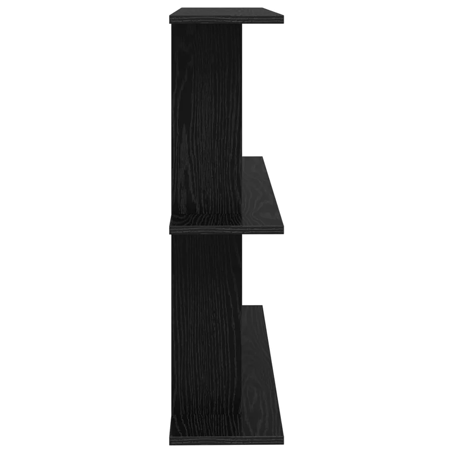 Étagère Murale Montage mural Chêne noir 100 x 20 x 75 cm - 4