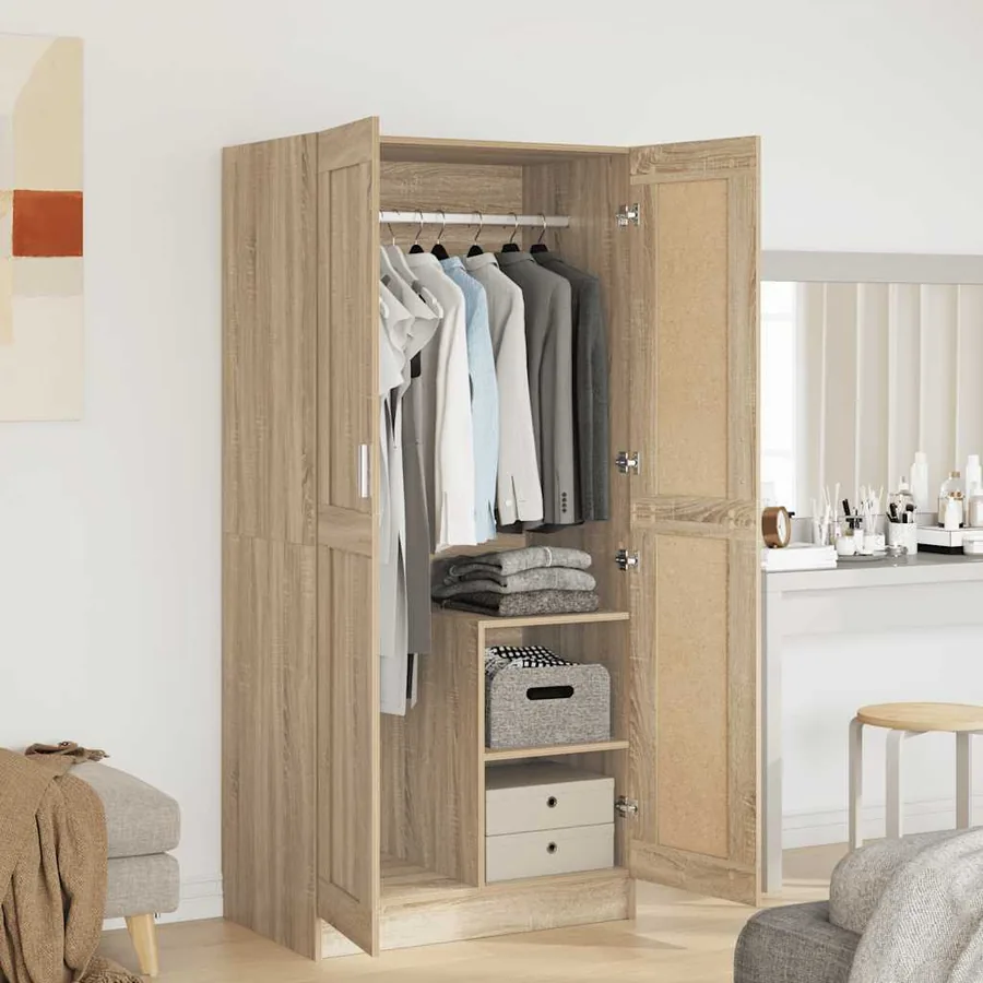 Garde-robe Chêne sonoma 82,5x51,5x180 cm Aggloméré