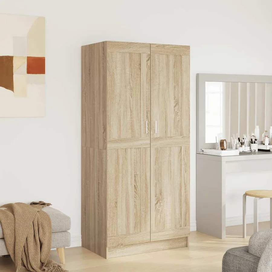 Garde-robe Chêne sonoma 82,5x51,5x180 cm Aggloméré - 3