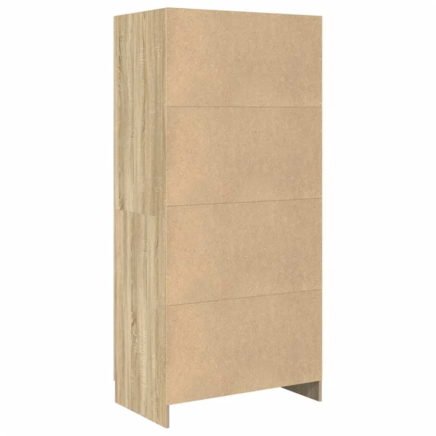 Garde-robe Chêne sonoma 82,5x51,5x180 cm Aggloméré - 8