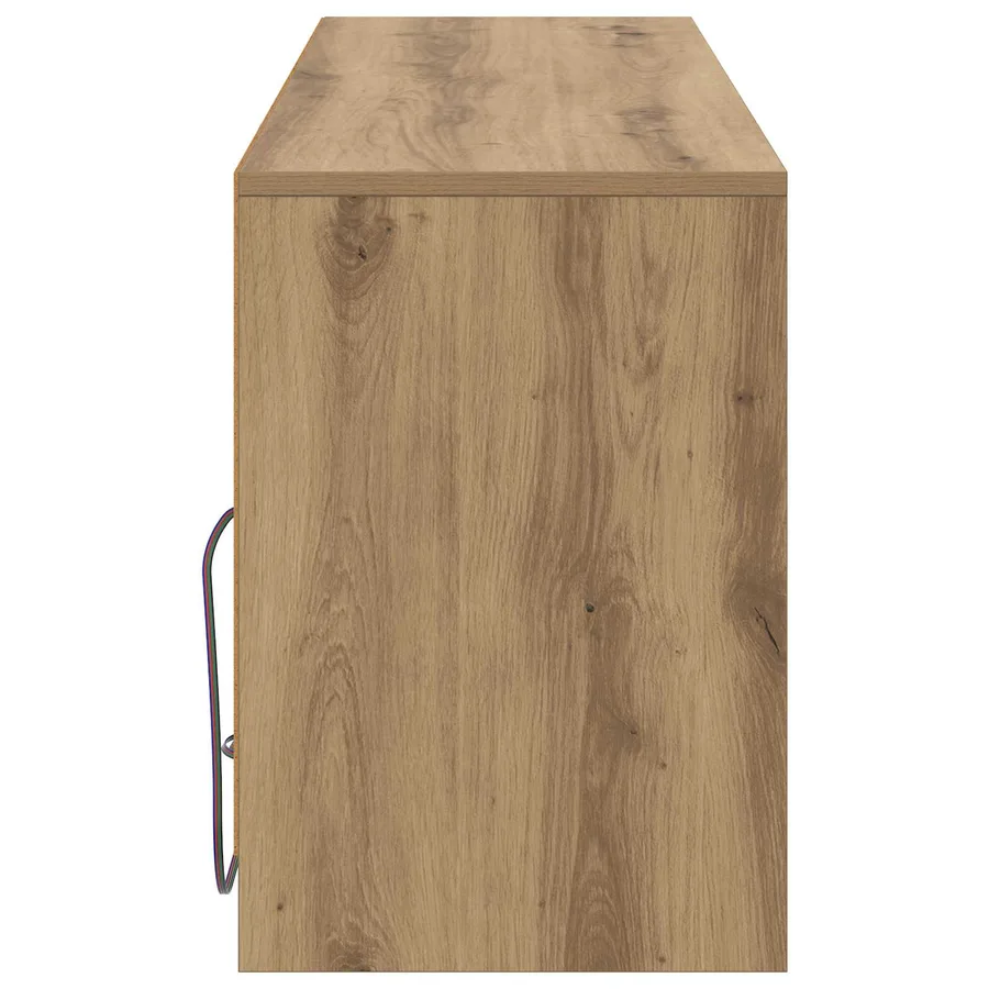 Meuble TV 100 x 34 x 50 cm Chêne artisanal Bois d'ingénierie - 3