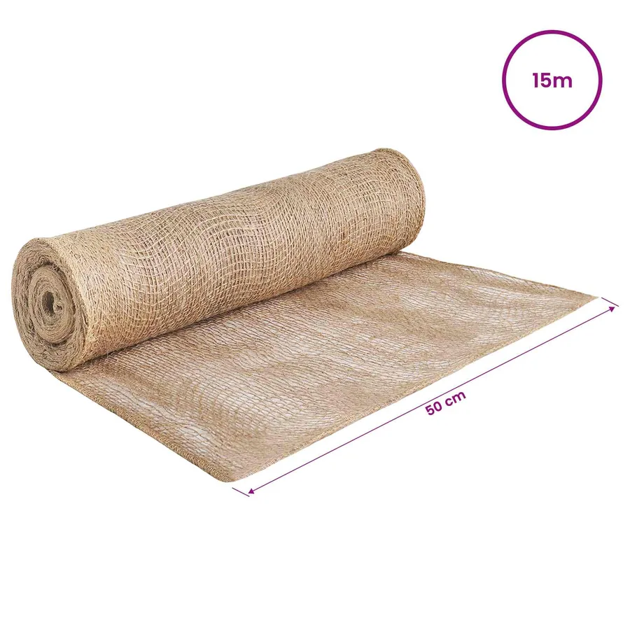 Rouleau de jute Naturel 50 x 1500 cm - 6
