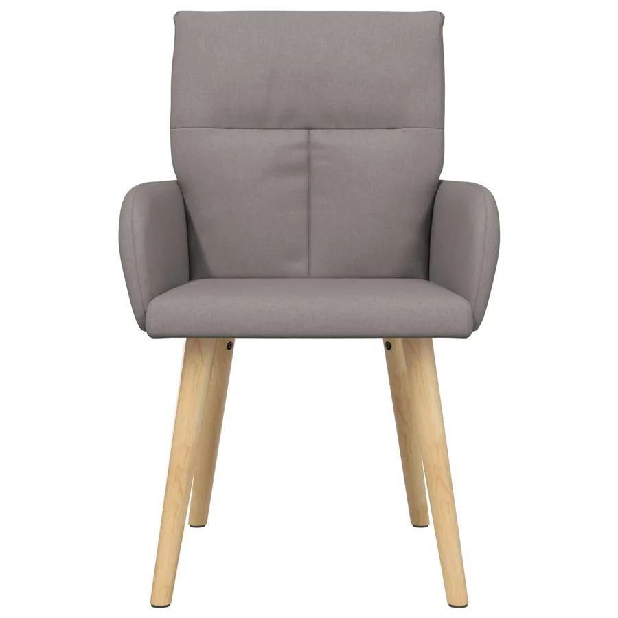 Chaises de salle à manger 2 pcs Tissu Taupe 60 x 56 x 96 cm - 3
