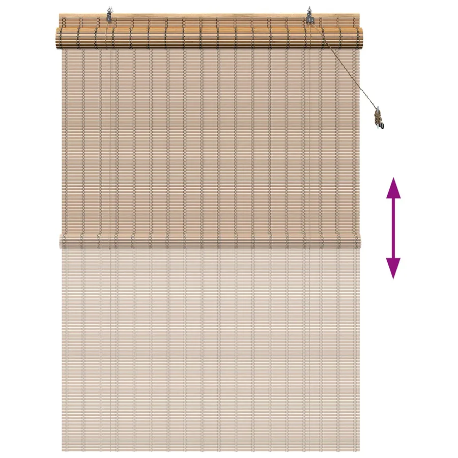 Store enrouleur Nature 160 x 220 cm Bambou - 6
