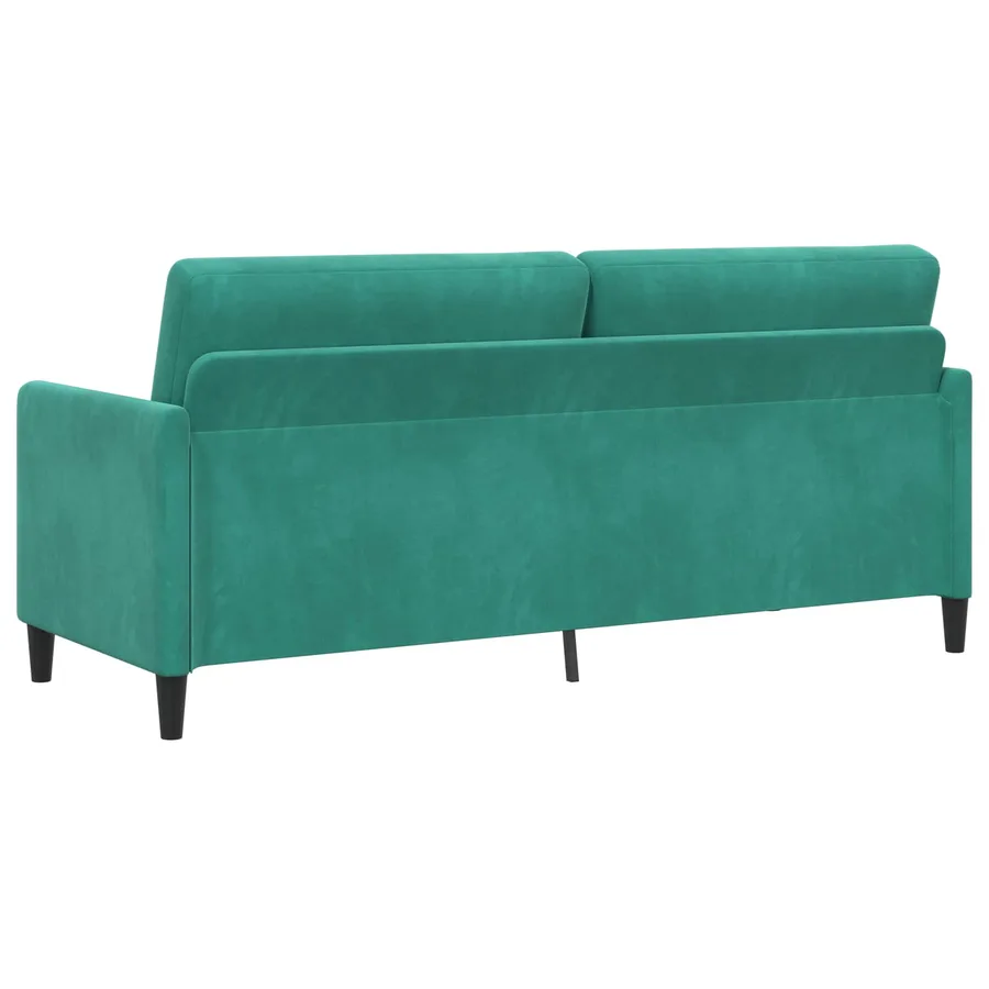 Sofa avec rangement Turquoise 192 x 78 x 87 cm Polyester - 5