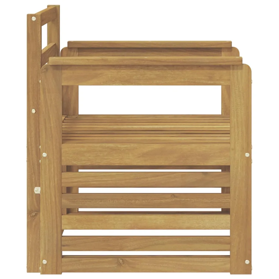 2 Pièce Ensemble de canapés d'extérieur Bois d'Acacia Massif - 4
