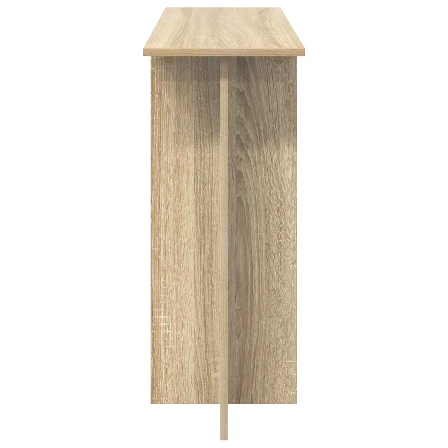 Table console Chêne Sonoma 100 x 30 x 75 cm Bois d'ingénierie - 6