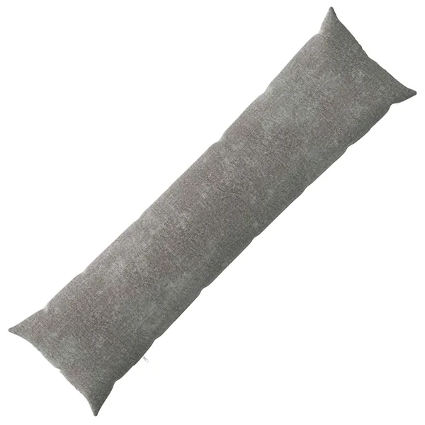 Housse de coussin HEERLEN Gris foncé 40 x 145 cm Tissu Chenille
