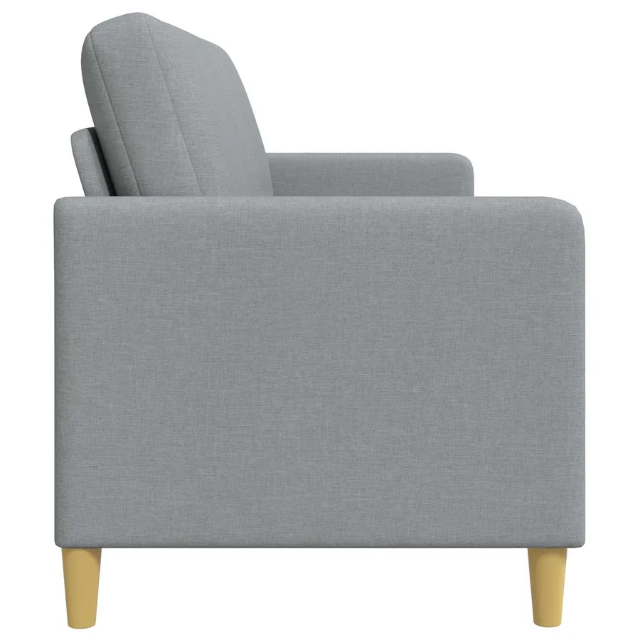 Sofa avec rangement Gris clair 152 x 78 x 87 cm Polyester - 4