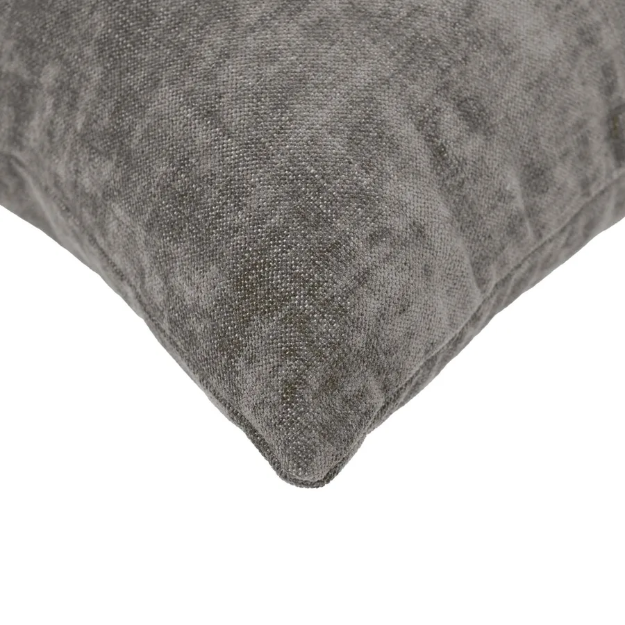 Housse de coussin 2 pcs HEERLEN Gris foncé 40 x 40 cm - 4