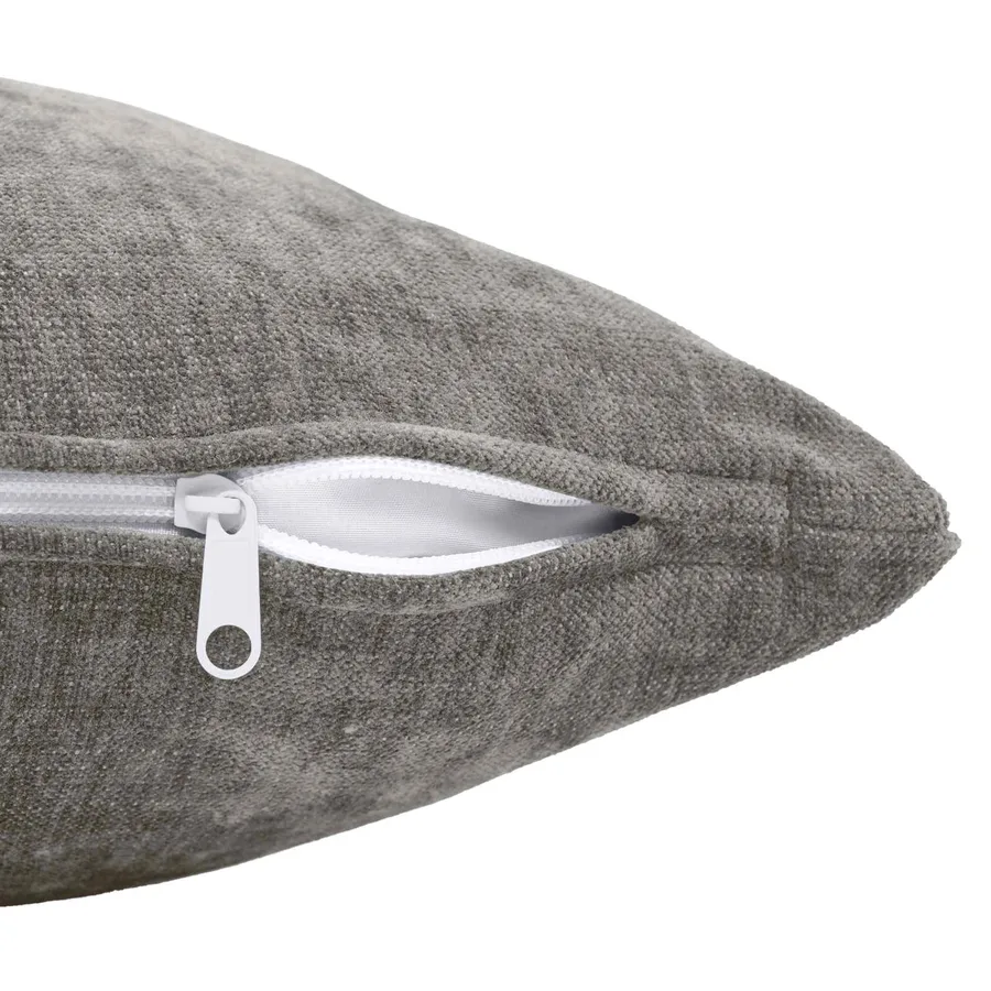 Housse de coussin 2 pcs HEERLEN Gris foncé 40 x 40 cm - 5