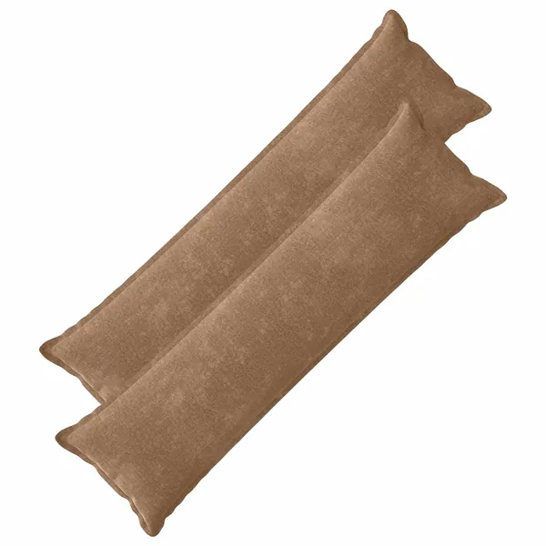 Housse de coussin 2 pcs HOUTEN Marron 40 x 145 cm