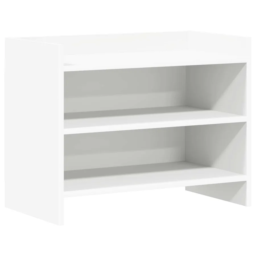 Meuble TV 60 x 33 x 47 cm Blanc Bois d'ingénierie - 2