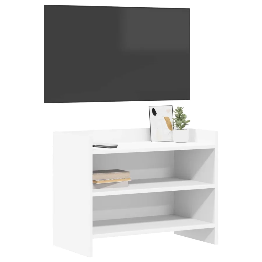 Meuble TV 60 x 33 x 47 cm Blanc Bois d'ingénierie - 3