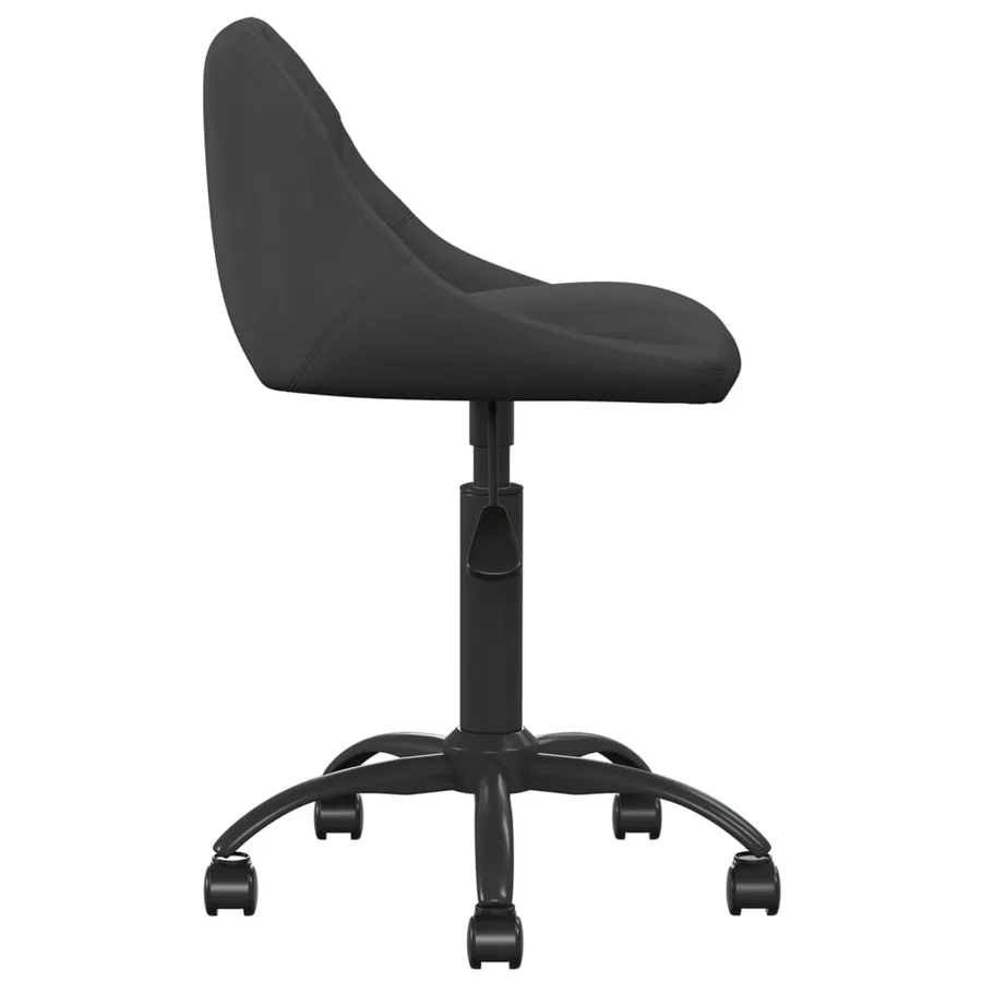 Chaise de salle à manger Noir Velours - 4