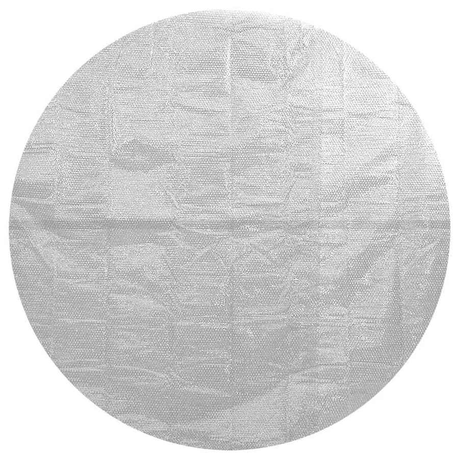 Film solaire de piscine flottant PE 381 cm Gris - 5