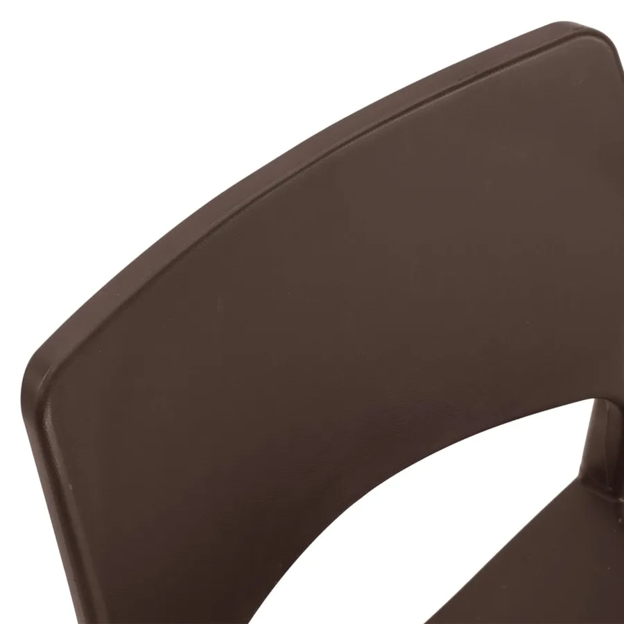 Chaises de jardin lot de 2 Moka Polypropylène - 7