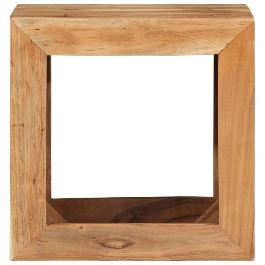 Tabouret 40x30x40 cm Bois d'acacia solide - 2