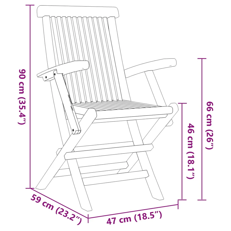 Ensemble de salle à manger pour jardin 5 pcs Marron - 5
