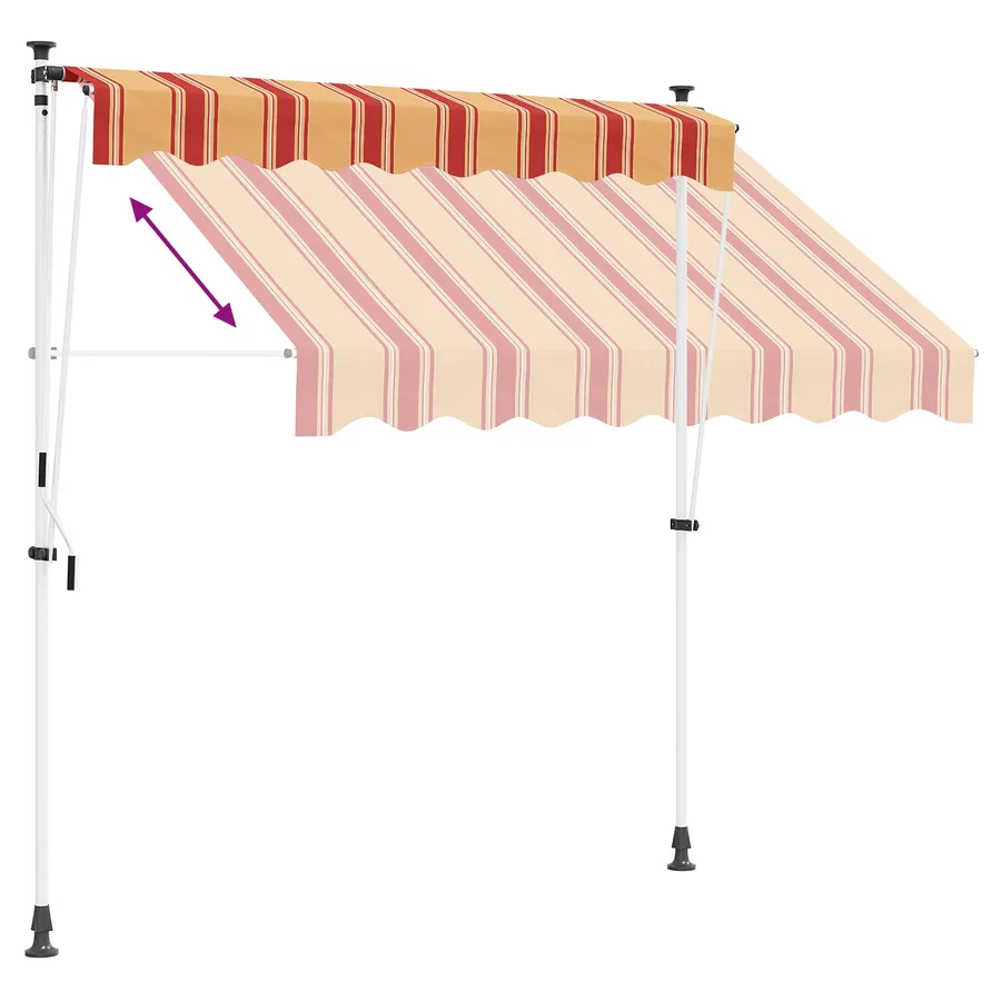 Auvent rétractable manuel Multicolore 400 x 115 x 300 cm - 7