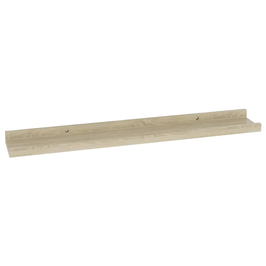 Étagères murales 4 pcs chêne sonoma 60x9x3 cm - 5